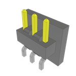 Conn Unshrouded Header HDR 3 POS 2mm Solder RA Side Entry SMD Tube