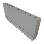 Conn Elevated Socket SKT 10 POS 2.54mm Solder ST Top Entry Thru-Hole Tube