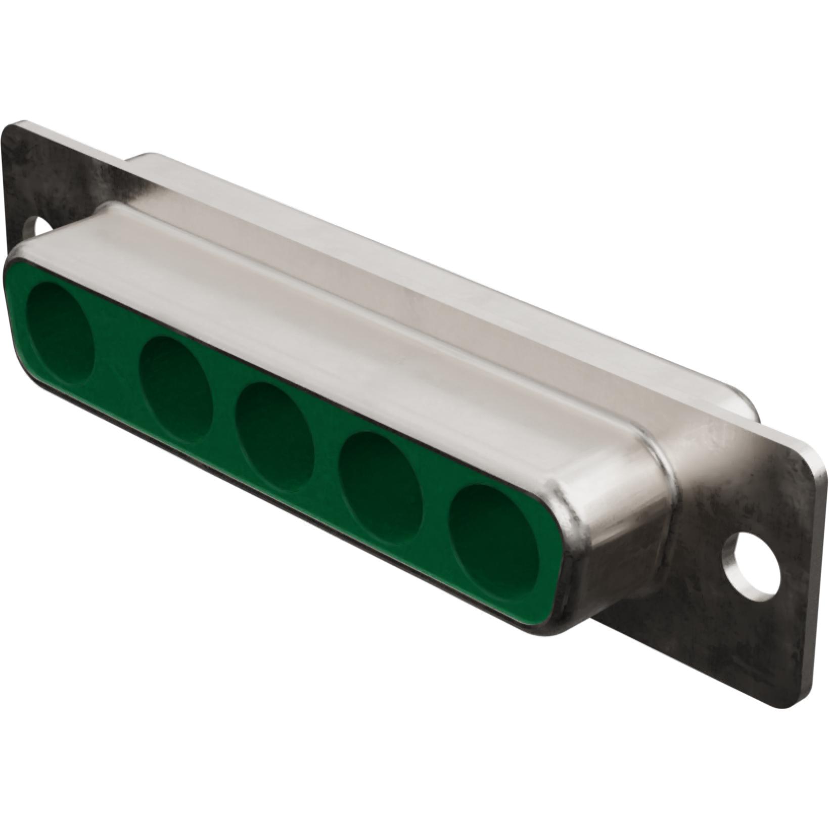 Molex-1727040034 Steckverbinder, D-Sub Conn D-Sub F 5Power POS Solder Cup ST Panel Mount 5 Terminal 1 Port Carton