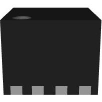 Monolithic Power Systems-MPM3811GG-Z Convertidor de CC a CC y módulo del regulador de conmutación Module DC-DC 1-OUT 0.6V to 5.5V 1A 10-Pin QFN T/R