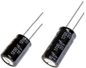 Panasonic-EEU-FS0J512B Kondensator, Aluminium Cap Aluminum Lytic 5100uF 6.3V 20% (12.5 X 25mm) Radial 5mm 3.19A 10000h 105°C Ammo