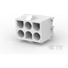 TE Connectivity-350834-1 Steckverbinderleisten und Leiterplattenbuchsen Conn Wire to Board HDR 6Power POS 6.35mm Solder ST Thru-Hole Bag
