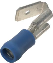 Panduit-DV14-250P-L Steckverbinderanschlüsse Quick Disconnect Terminal 14-16AWG Brass Blue M/F 22.4mm Tin Bottle