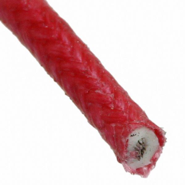 CnC Tech, LLC-3122-22-1-0500-004-1-TS Cable Single Conductor Hook-up Wire 22AWG 152.4m 2.2mm Tinned Copper Red 300V Reel