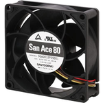 DC Fan Axial Ball Bearing 12V 10.2V to 13.8V 86.5CFM 57dB 80 X 80 X 32mm Sensor