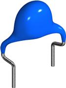 TDK-CK45-B3FD471KYGNA Kondensator, keramisch, einlagig Cap Ceramic Single 470pF 3000V B 10% (7 X 6mm) Radial Disc 7.5mm 105°C Bag