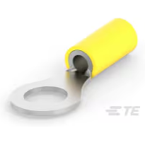 TE Connectivity-2-34856-1 Steckverbinderanschlüsse Ring Tongue Terminal 10-12AWG Copper Yellow 33.71mm Tin T/R