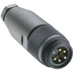 Conn Circular SKT 5 POS Screw ST Cable Mount 5 Terminal 1 Port