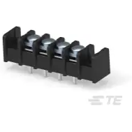 TE Connectivity-6-1437667-1 Steckverbinder, Klemmenblöcke Conn Barrier Strip 4 POS 8.26mm Solder ST Thru-Hole 20A/Contact Package