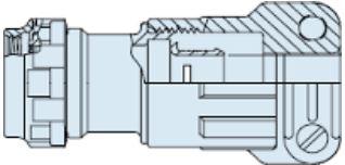 Glenair-447FW328XMT2418K Schrumpfbalgenadapter EMI/RFI Non-Environmental Banding Backshell 90° 24 Shell Size Nickel-PTFE Composite Self Lock/Rotatable