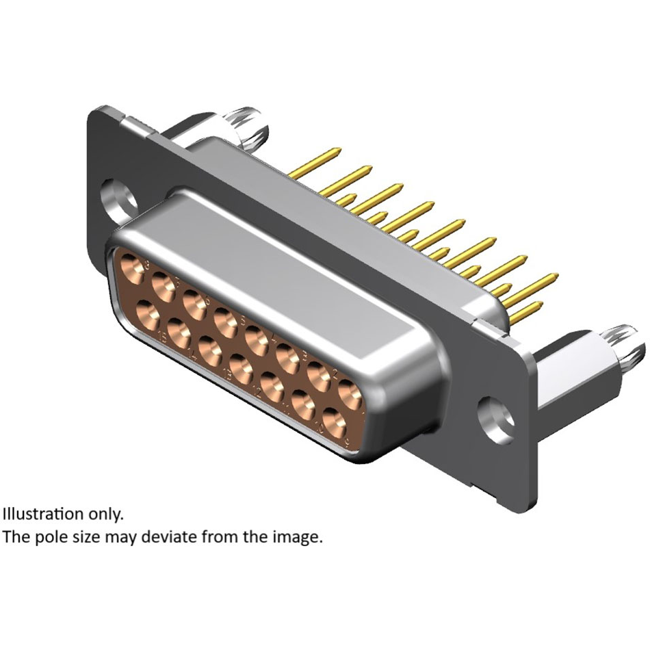 Molex-1731092466 Steckverbinder, D-Sub Conn D-Sub F 37 POS 1.42mm Solder ST Thru-Hole 37 Terminal 1 Port Carton