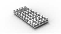 TE Connectivity-1829903-2 Heat Sinks Heat Sink Passive SFP Pin Array Clip Aluminum/Cold-Forged Aluminum Nickel
