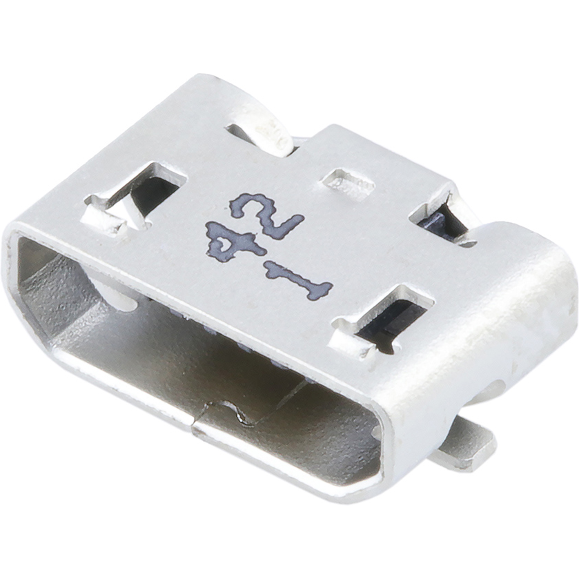 Molex-47346-1001-TR500 Connector USB Conn Micro USB 2.0 Type B RCP 5 POS 0.65mm Solder RA SMD 5 Terminal 1 Port T/R
