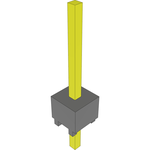 Conn Unshrouded Header HDR 1 POS Solder ST Top Entry Thru-Hole Bulk