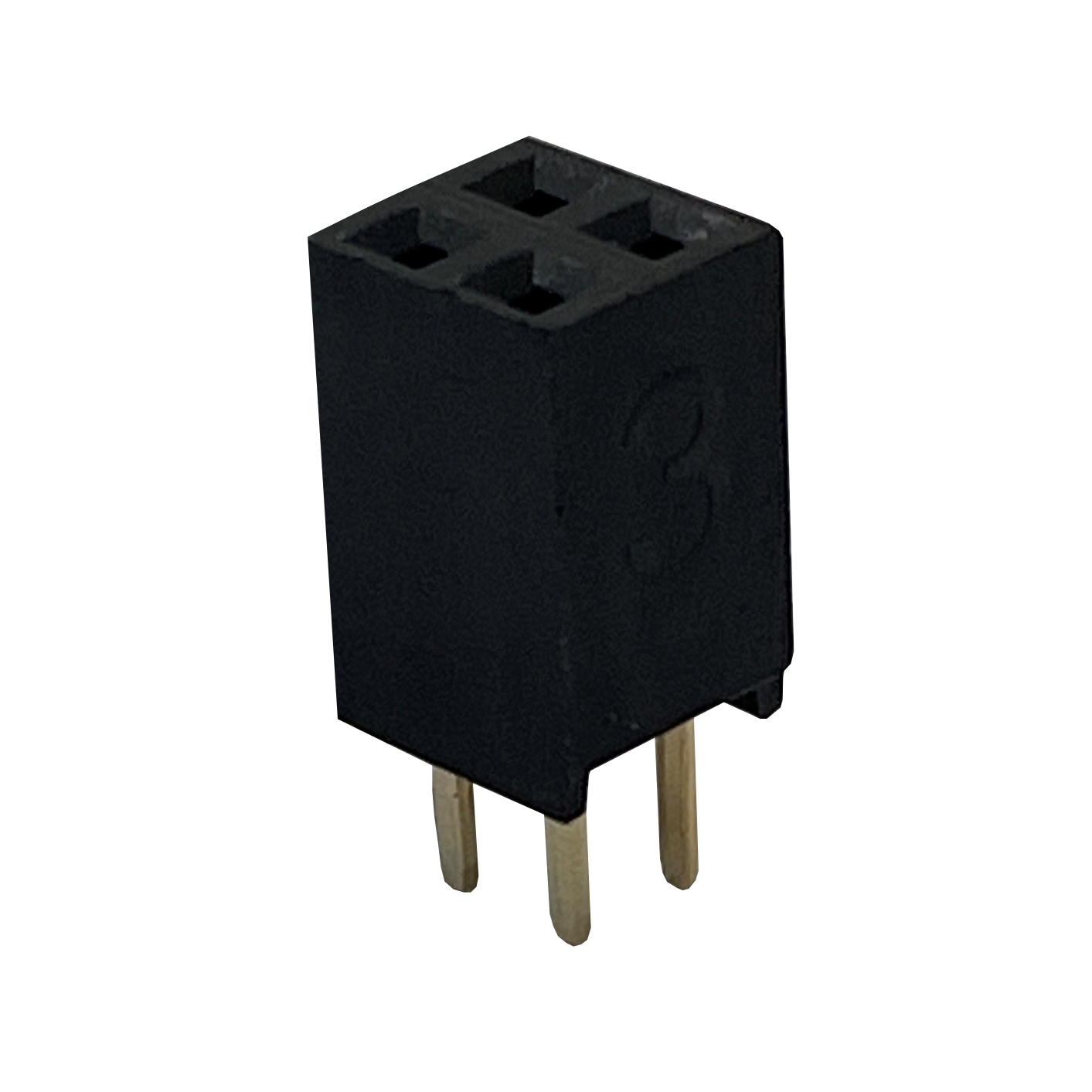 ADAM TECH-RS2-12-G Cabezales del conector y receptáculos PCB Conn Socket Strip RCP 12 POS 2.54mm Solder ST Thru-Hole