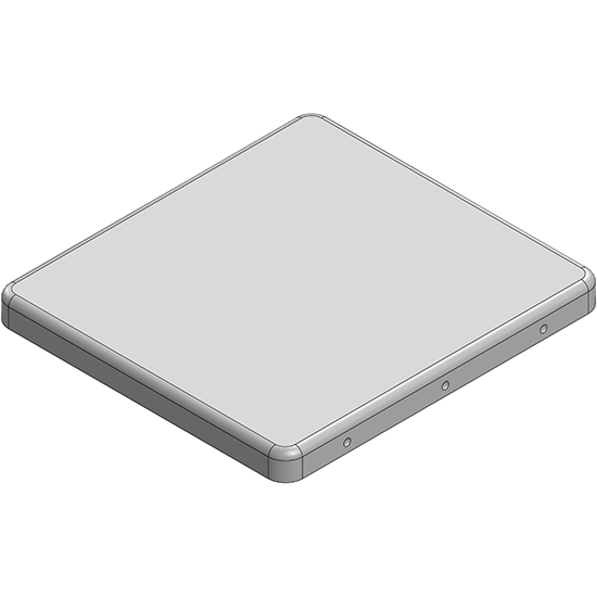 Masach Tech-MS483-10C null 48.9 x 44.9 x 4mm Two-piece Drawn-Seamless RF Shield/EMI Shield COVER (CRS)