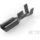 TE Connectivity-880634-5 Steckverbinderanschlüsse Quick Disconnect Terminal 17-20AWG Brass F 14.6mm Tin Reel