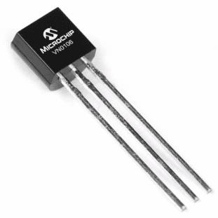 Microchip Technology-VN0106N3-G-P003 MOSFETs Trans MOSFET N-CH Si 60V 0.35A 3-Pin TO-92 T/R