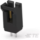 TE Connectivity-5-103908-1 Steckverbinderleisten und Leiterplattenbuchsen Conn Shrouded Header (4 Sides) HDR 2 POS 2.54mm Solder ST Top Entry Thru-Hole Box