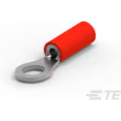 TE Connectivity-171508-1 Steckverbinderanschlüsse Ring Tongue Terminal 18-22AWG Copper Red 20.3mm Tin Bag