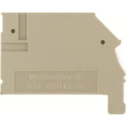 Weidmueller GmbH & Co. KG-1577330000 Connector Accessories Connector Accessories End Plate Straight Beige