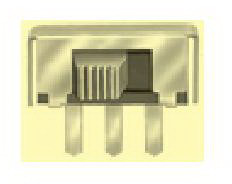 knitter-switch-MFP201N-RA Switch Slide Switch Slide ON ON DPDT Side Slide 0.35A 30VDC 10000Cycles PC Pins Thru-Hole