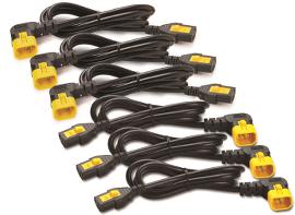 American Power Conversion-AP8702R-NA Komponentensätze Power Cord Kit (6 ea), Locking, C13 TO C14 (90 Degree), 0.6m