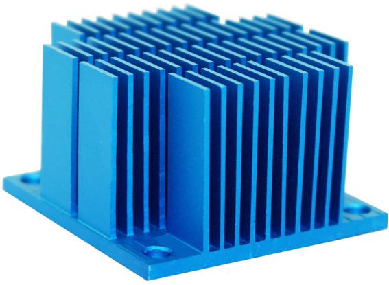 Advanced Thermal Solutions-ATS-HK76-R0 Kühlkörper Heat Sink Passive Extruded Screw Mount 21.93°C/W Blue Anodized