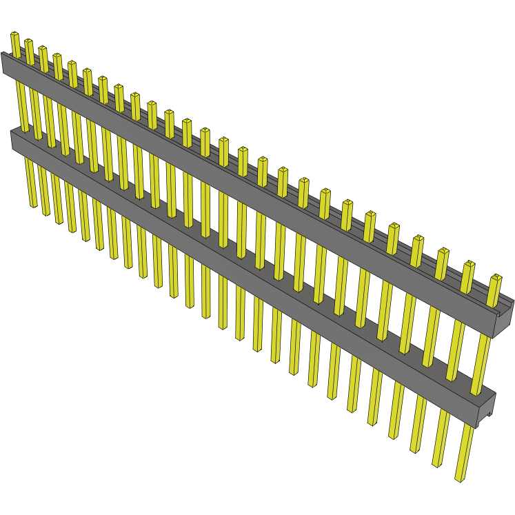 Samtec-EW-26-11-T-S-500 Steckverbinderleisten und Leiterplattenbuchsen Conn Board Stacker HDR 26 POS 2.54mm Solder ST Top Entry Thru-Hole Bulk