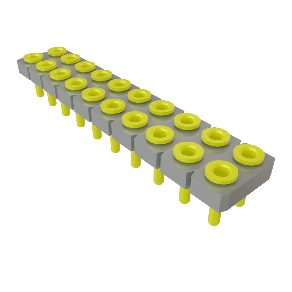 Samtec-SDL-110-G-19 Steckverbinderleisten und Leiterplattenbuchsen Conn Socket Strip SKT 20 POS 2.54mm Solder ST Top Entry Thru-Hole Tube