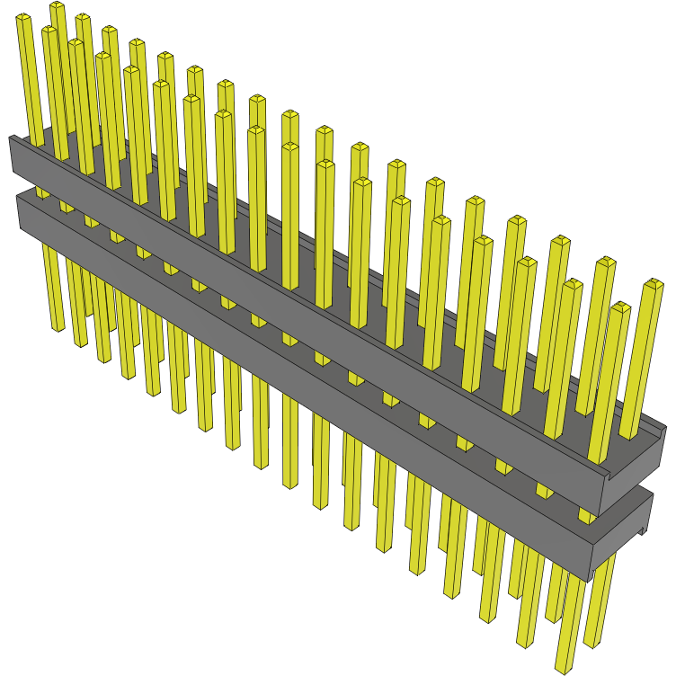 Samtec-EW-18-11-G-D-270 Steckverbinderleisten und Leiterplattenbuchsen Conn Board Stacker HDR 36 POS 2.54mm Solder ST Top Entry Thru-Hole Bulk