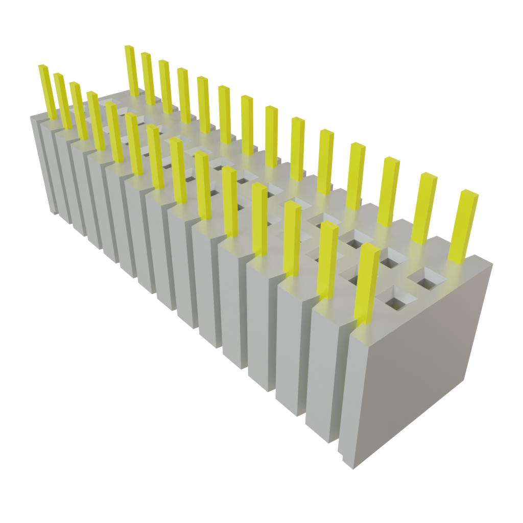 Samtec-BSW-114-04-G-D Steckverbinderleisten und Leiterplattenbuchsen Conn Bottom Mount Socket Strip SKT 28 POS 2.54mm Solder ST Bottom Entry Thru-Hole Bulk