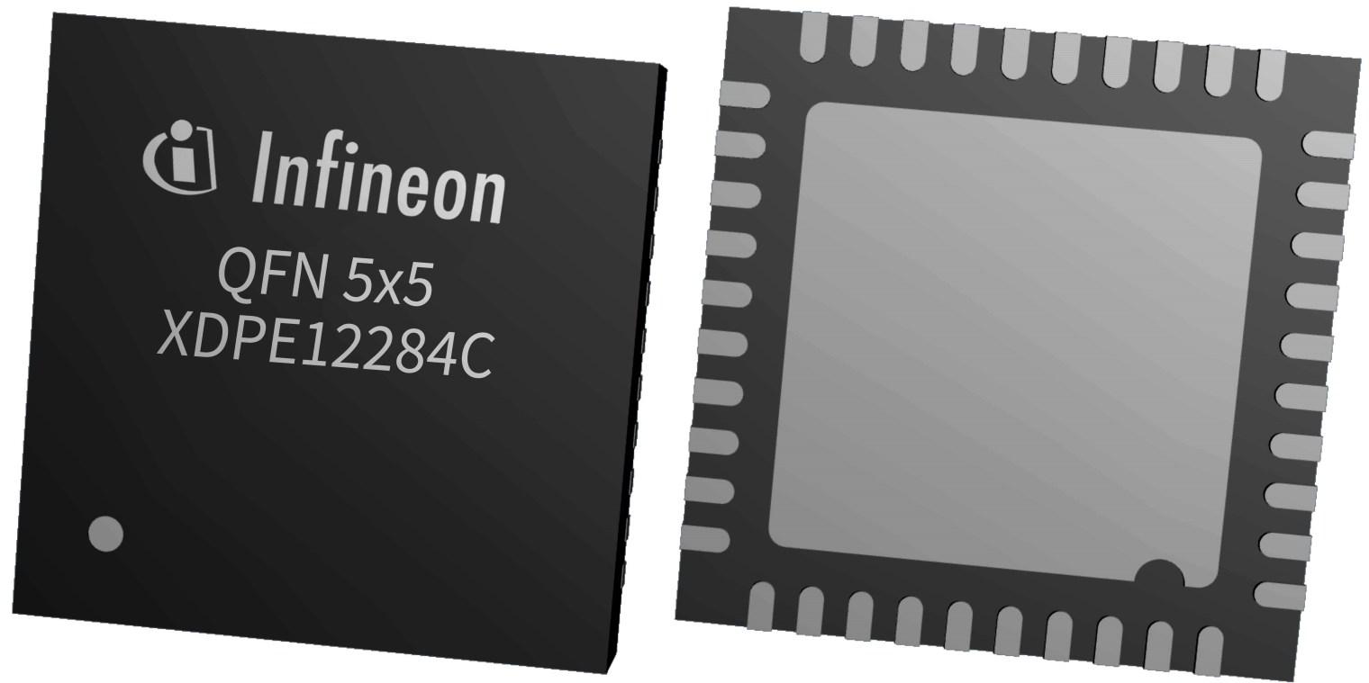Infineon Technologies AG-XDPE12284C0000XUMA1 Contrôleurs CC en CC Digital Multi-Phase Controller