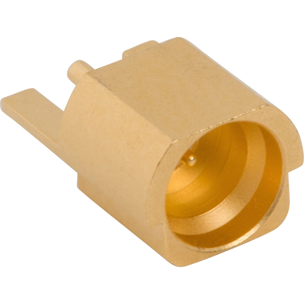 Amphenol RF-SMP-MSLD-PCE-5T RF-Steckverbinder Conn SMP 0Hz to 26.5GHz 50Ohm Solder ST Edge Mount RCP Gold T/R