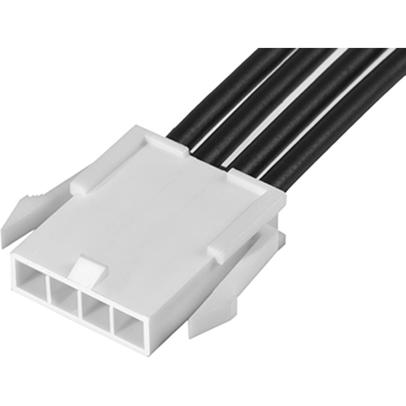 Molex-2153232042 Andere Kabelbaugruppen Cable Assembly UL 1015 0.3m 16AWG Wire to Board 4 POS M Crimp Bag