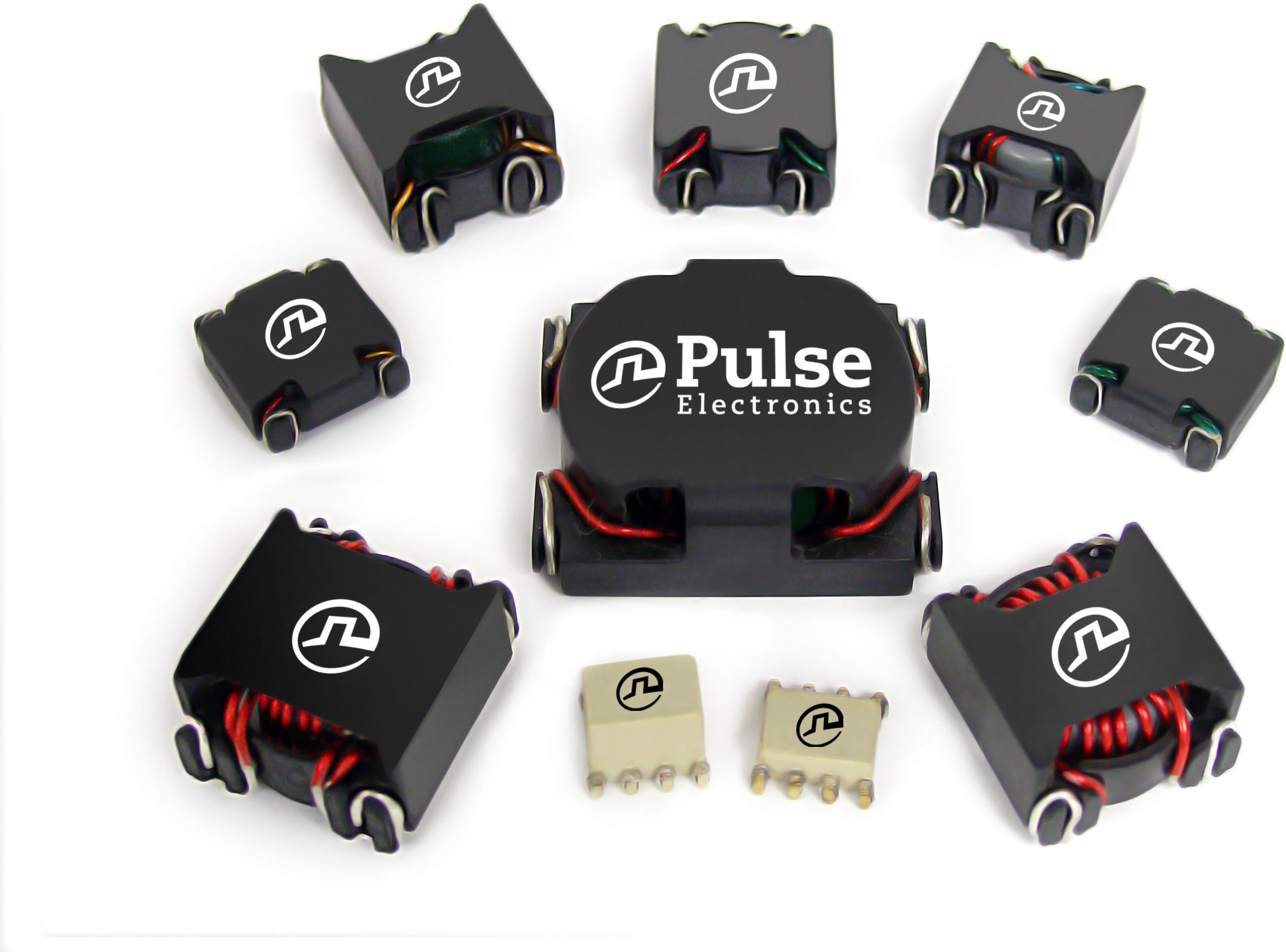 Pulse Electronics Corporation-PM2741NLT Gleichtakt-Drosseln Common Mode Chokes Quad 94uH 450Ohm 1.4A 0.03Ohm DCR SMD Automotive T/R