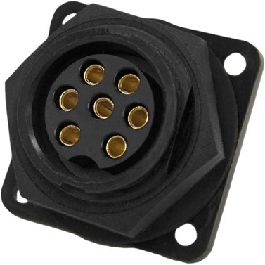 Switchcraft-14181-7SG-300 Steckverbinder, rund Conn Circular SKT 7 POS Solder ST Panel Mount 7 Terminal 1 Port Bulk