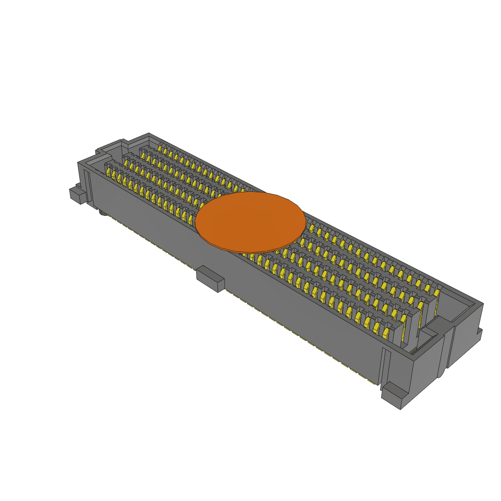 Samtec-SEAF8-40-05.0-S-08-2-K Piastre connettori e prese PCB Conn Open Pin Field Array SKT 320 POS 0.8mm Solder ST Top Entry SMD SEARAY™ T/R