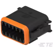 TE Connectivity-DT06-12SA-EP07 Einzeladersteckverbinder, Gehäuse Conn Housing PL 12 POS Crimp ST Cable Mount Black Package