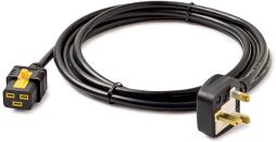 American Power Conversion-AP8756 Cable Assembly AC Power Cable Assembly 3m UK Plug to IEC-60320-C19 3 to 3 POS PL-SKT