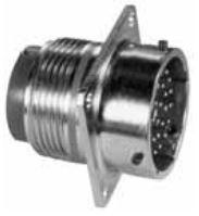 Amphenol-MS3120E22-41P-LC Steckverbinder, rund Conn Circular PIN 41 POS Crimp ST Wall Mount 41 Terminal 1 Port