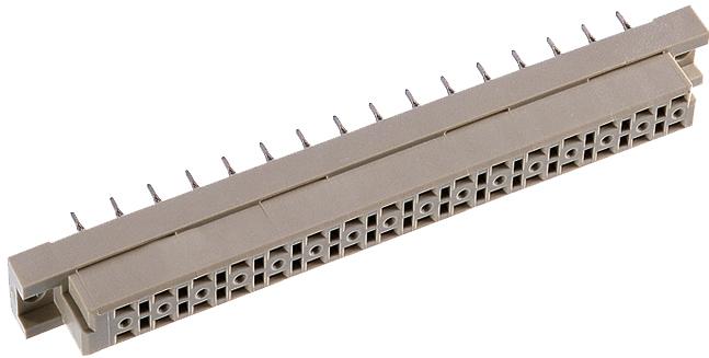 ept-106-40064 Steckverbinder, Mutterplatine Conn DIN 41612 F 32 POS 5.08mm Wire Wrap ST Thru-Hole Tube