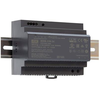 MEAN WELL-HDR-150-48 AC to DC Power Supplies AC/DC Power Supply Single-OUT 48V 3.2A 153.6W 6-Pin Box