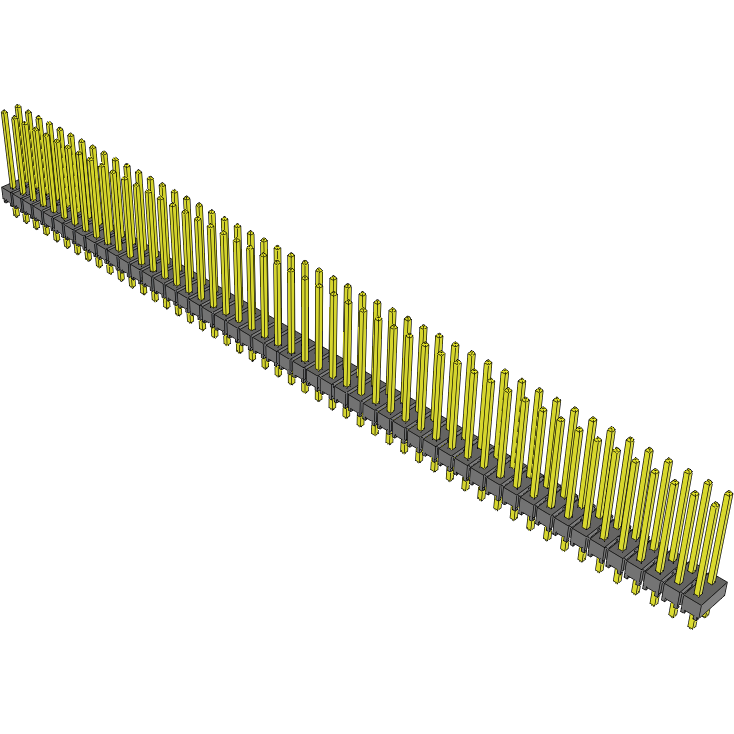 Samtec-TSW-150-15-G-D Steckverbinderleisten und Leiterplattenbuchsen Conn Unshrouded Header HDR 100 POS 2.54mm Solder ST Top Entry Thru-Hole Bulk