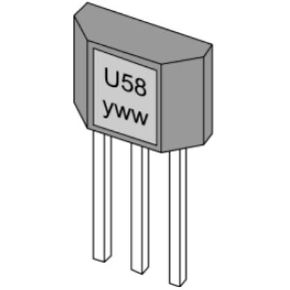 Melexis-US2882EUA-AAA-000-SP Hall-Sensor Hall Effect Sensor 50mA Bipolar 12V 3-Pin TO-92 Automotive AEC-Q100