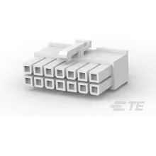 TE Connectivity-1-1586019-4 Einzeladersteckverbinder, Gehäuse Conn Housing RCP 14 POS 4.2mm Crimp ST Cable Mount Natural Bag