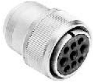 ITT Corporation-066921-0043 Steckverbinder, rund Conn Circular PIN 9 POS Crimp ST Cable Mount 9 Terminal 1 Port