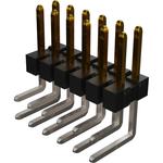 Conn Unshrouded Header HDR 12 POS 2.54mm Solder RA Side Entry Thru-Hole C-Grid Tube