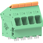 Conn Terminal Block 4 POS 2.5mm Solder 35° Thru-Hole 72A/Contact