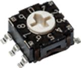 ITT Corporation-RTE1001V14 Interruttore DIP Switch DIP N.O./N.C. SP10T 10 Extended Shaft 0.1A 30VDC PC Pins 20000Cycles Thru-Hole Tube